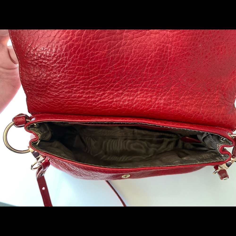Chloe Red Crossbody Bag - Picture 10 of 11
